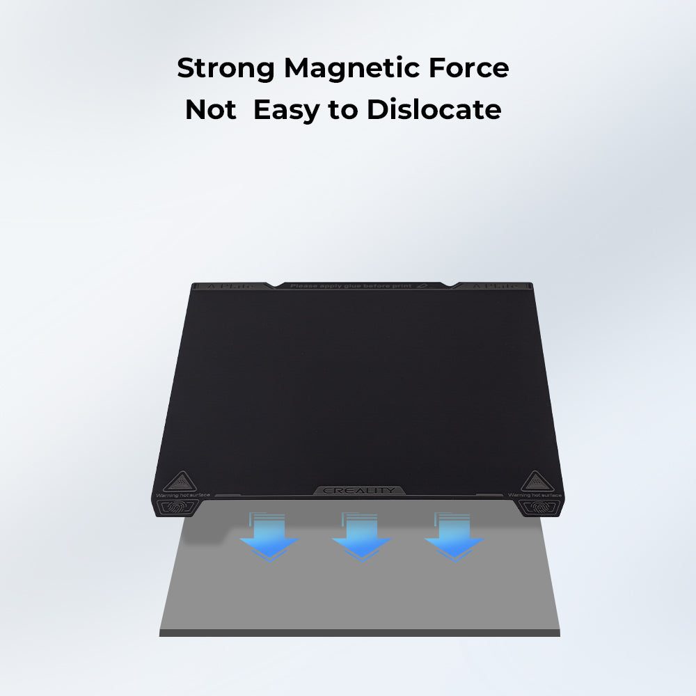 Creality K1 Max Smooth PEI Build Plate 315x310mm - K1 Max / Ender-3 V3 Plus - no magnetic sticker Creality K1 Max Smooth PEI Build Plate 315x310mm - K1 Max / Ender-3 V3 Plus - no magnetic sticker