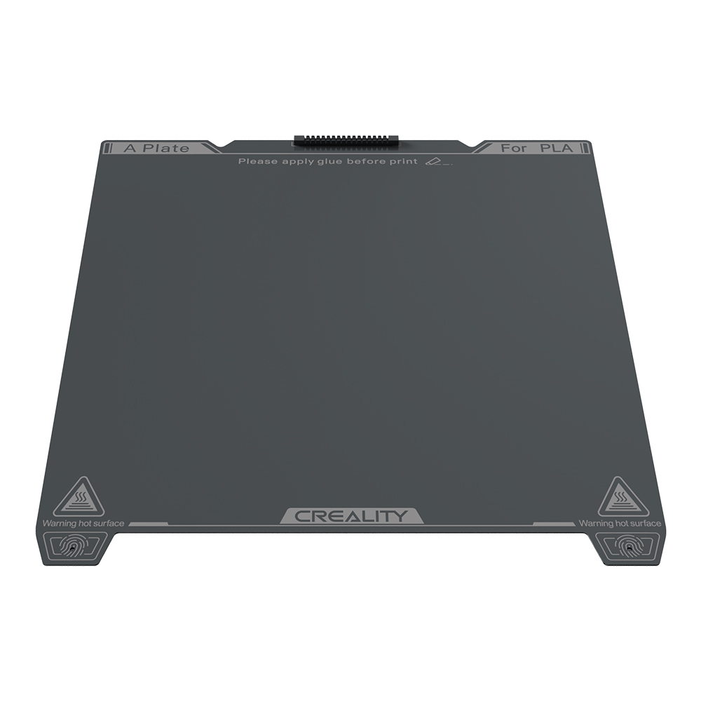 Creality K1C Smooth Build Plate 235x235mm -K1C / K1 SE - no magnetic sticker Creality K1C Smooth Build Plate 235x235mm -K1C / K1 SE - no magnetic sticker
