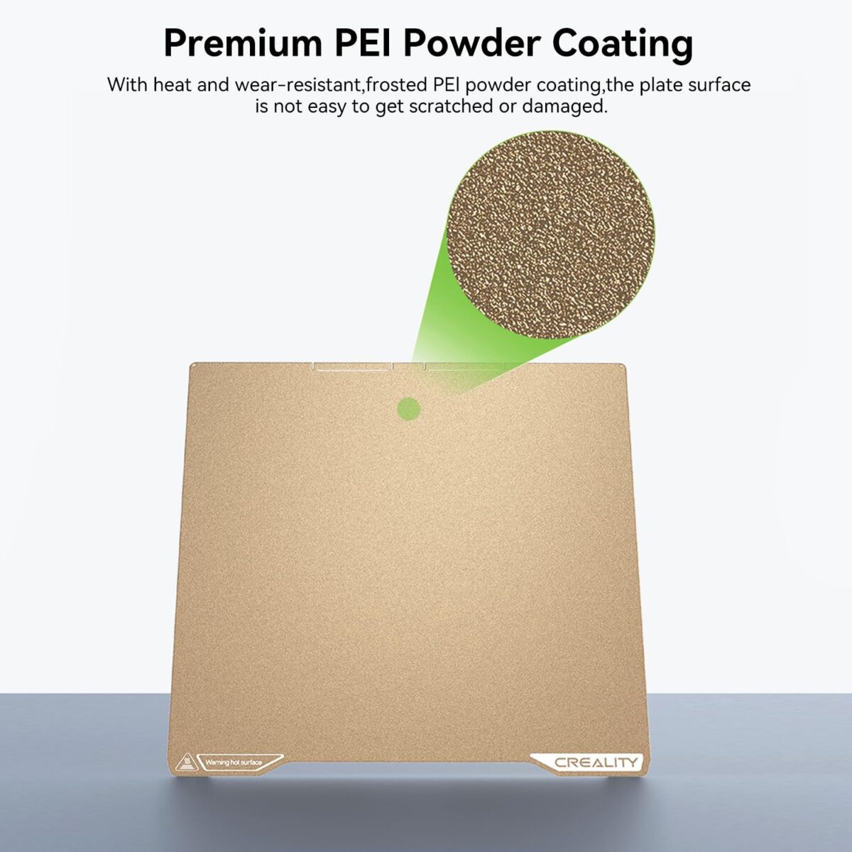 Creality K2 PEI Double Sided Frosted Build Plate 270x293 Creality K2 PEI Double Sided Frosted Build Plate 270x293