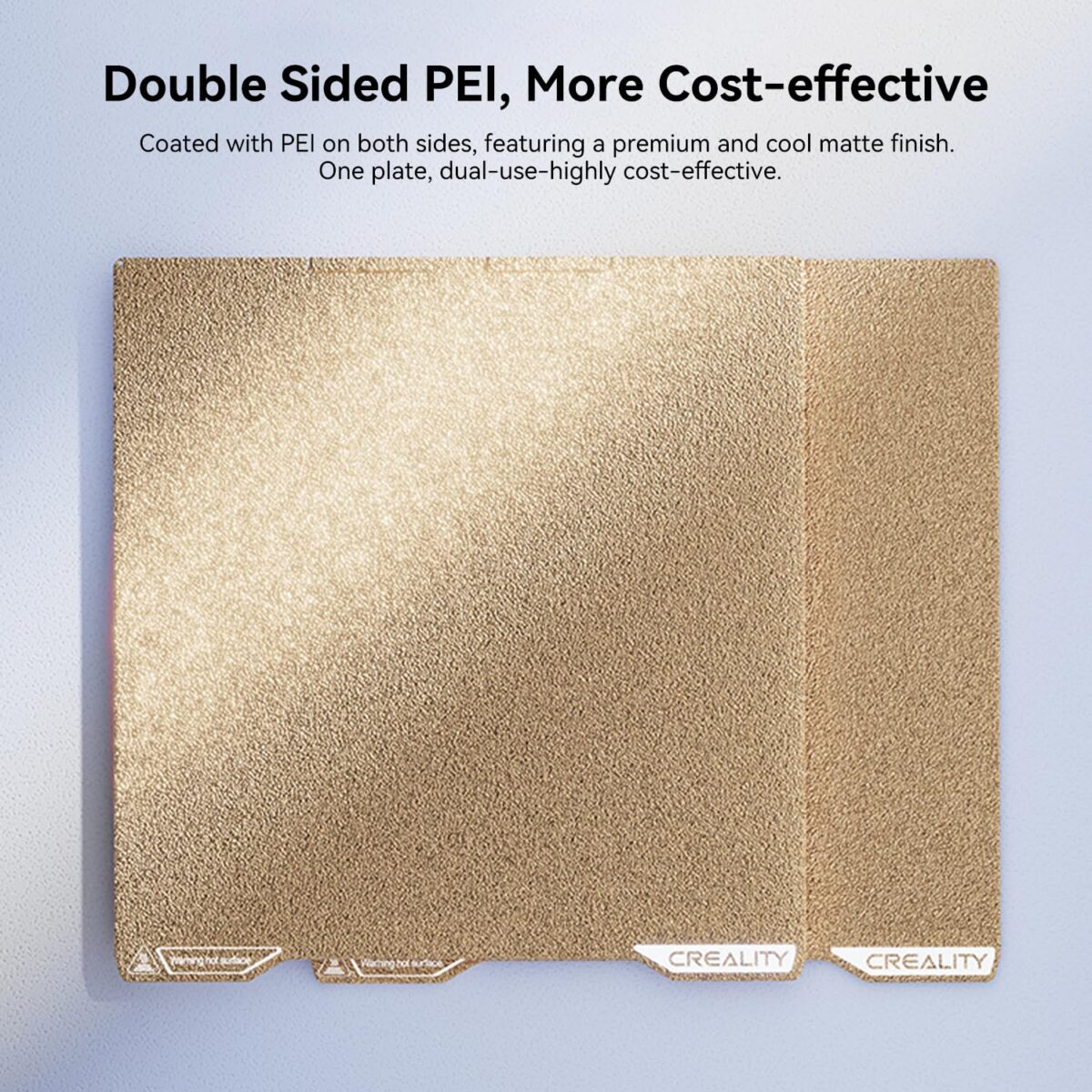 Creality K2 PEI Double Sided Frosted Build Plate 270x293 Creality K2 PEI Double Sided Frosted Build Plate 270x293
