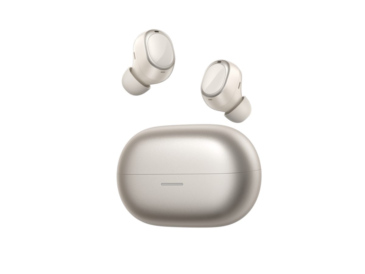 QCY MeloBuds A30 Gold - Adaptive A.I. ANC -60dB - 3 devices switch - IPX5 - 8mic Calls QCY MeloBuds A30 Gold - Adaptive A.I. ANC -60dB - 3 devices switch - IPX5 - 8mic Calls