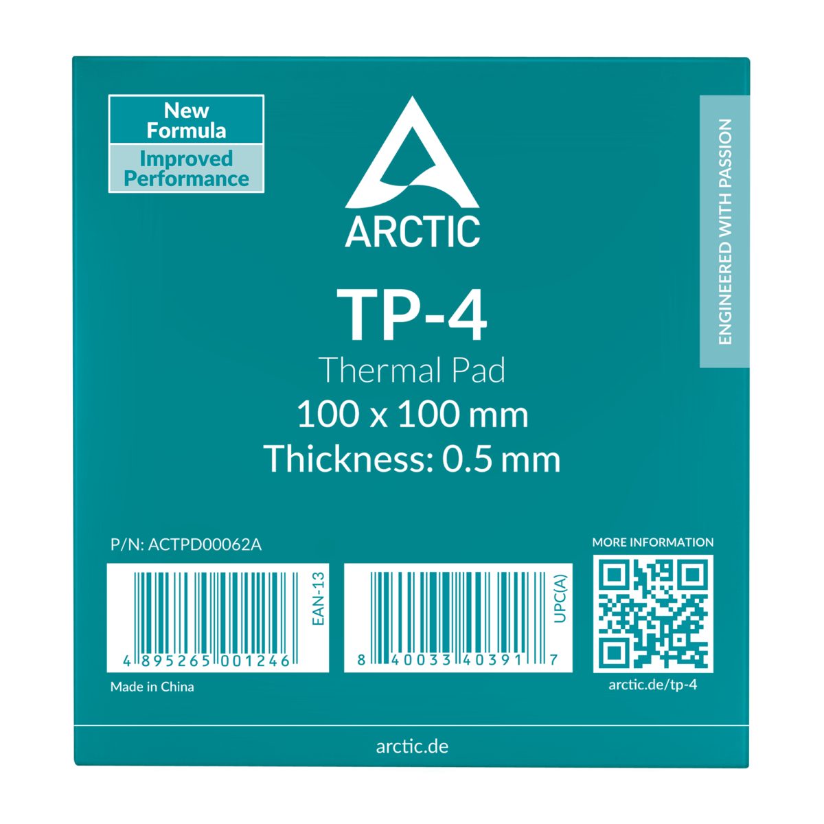 ARCTIC TP-4 100x100mm, 0.5mm Premium Performance Thermal Pad