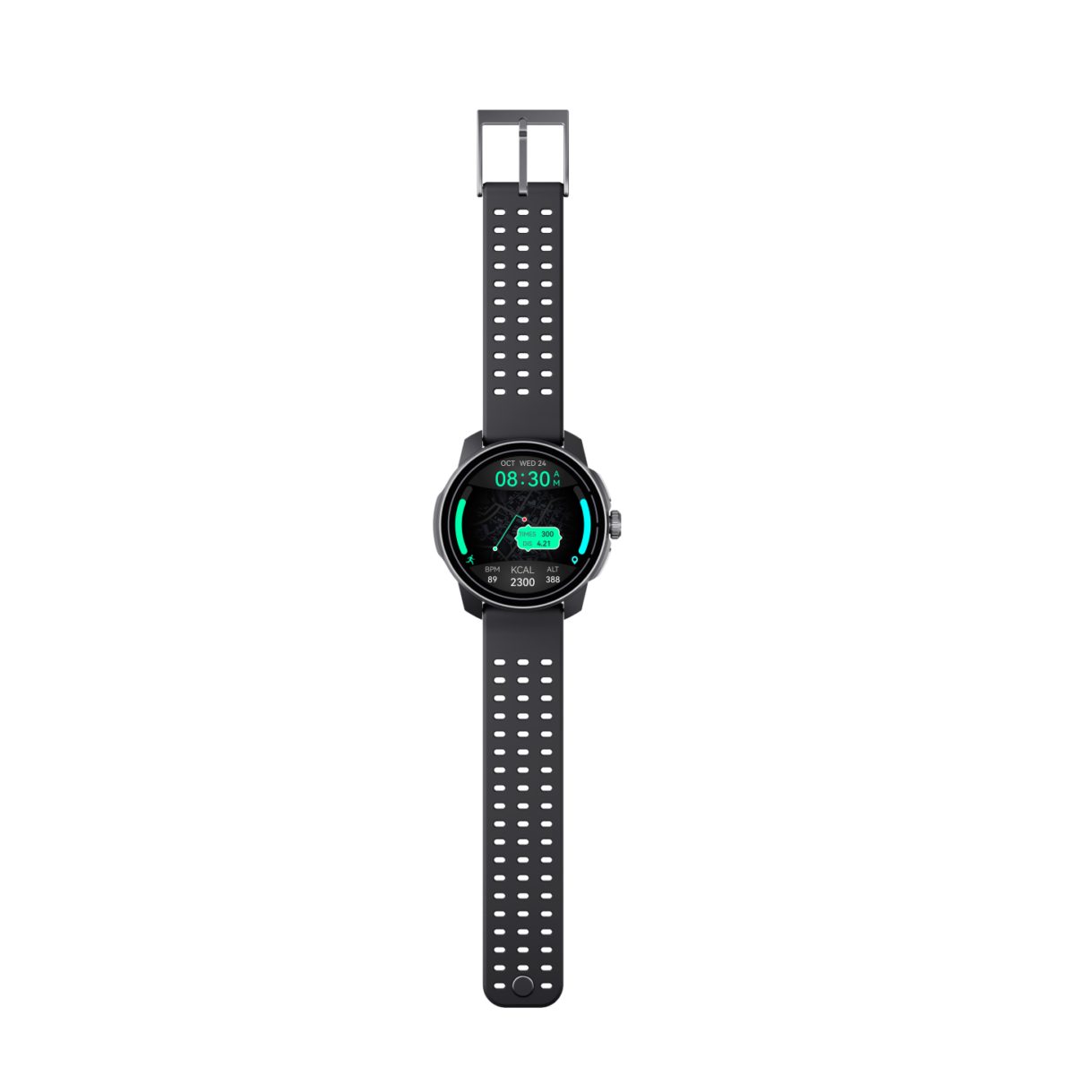 QCY Track S10 Watch Black 1,43 AMOLED HD Dual Band 6 Sat GPS, Gyroscope Geomagnetometer