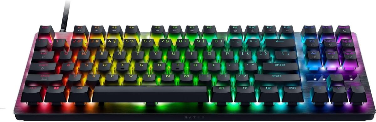 Razer HUNTSMAN V3 TENKEYLESS 8KHz ANALOG - 8K Polling Rate - RGB Gaming Keyboard - Rapid Trigger Razer HUNTSMAN V3 TENKEYLESS 8KHz ANALOG - 8K Polling Rate - RGB Gaming Keyboard - Rapid Trigger