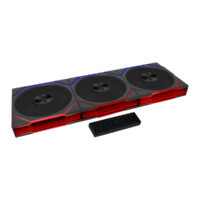 LIAN LI UNI FAN TL FLEX Reversal Black Wireless 120  (3pcs & controller) Case Fan