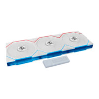 LIAN LI UNI FAN TL FLEX Reversal White Wireless 120  (3pcs & controller) Case Fan