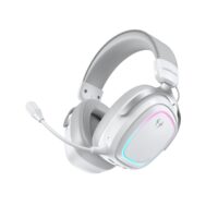 QCY Heroad GT2 White Wired/Wireless/BT/3.5jack/USB-C THX Gaming Headset PS4/PS5/PC