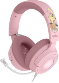 Razer Kraken V4 X - Pokemon Pikachu/Eevee - USB RGB 7.1 Gaming Headset - 40 MM Driver - PC/PS5/PS4