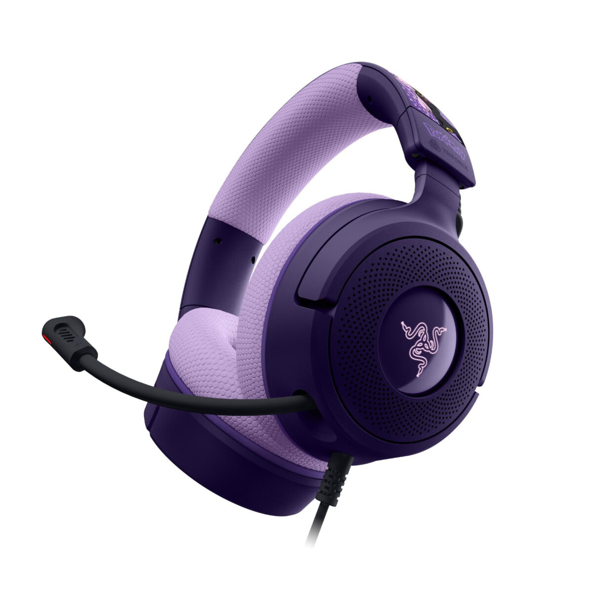 Razer Kraken V4 X - Pokemon Espeon/Umbreon - USB RGB 7.1 Gaming Headset - 40 MM Driver - PC/PS5/PS4 - Image 3