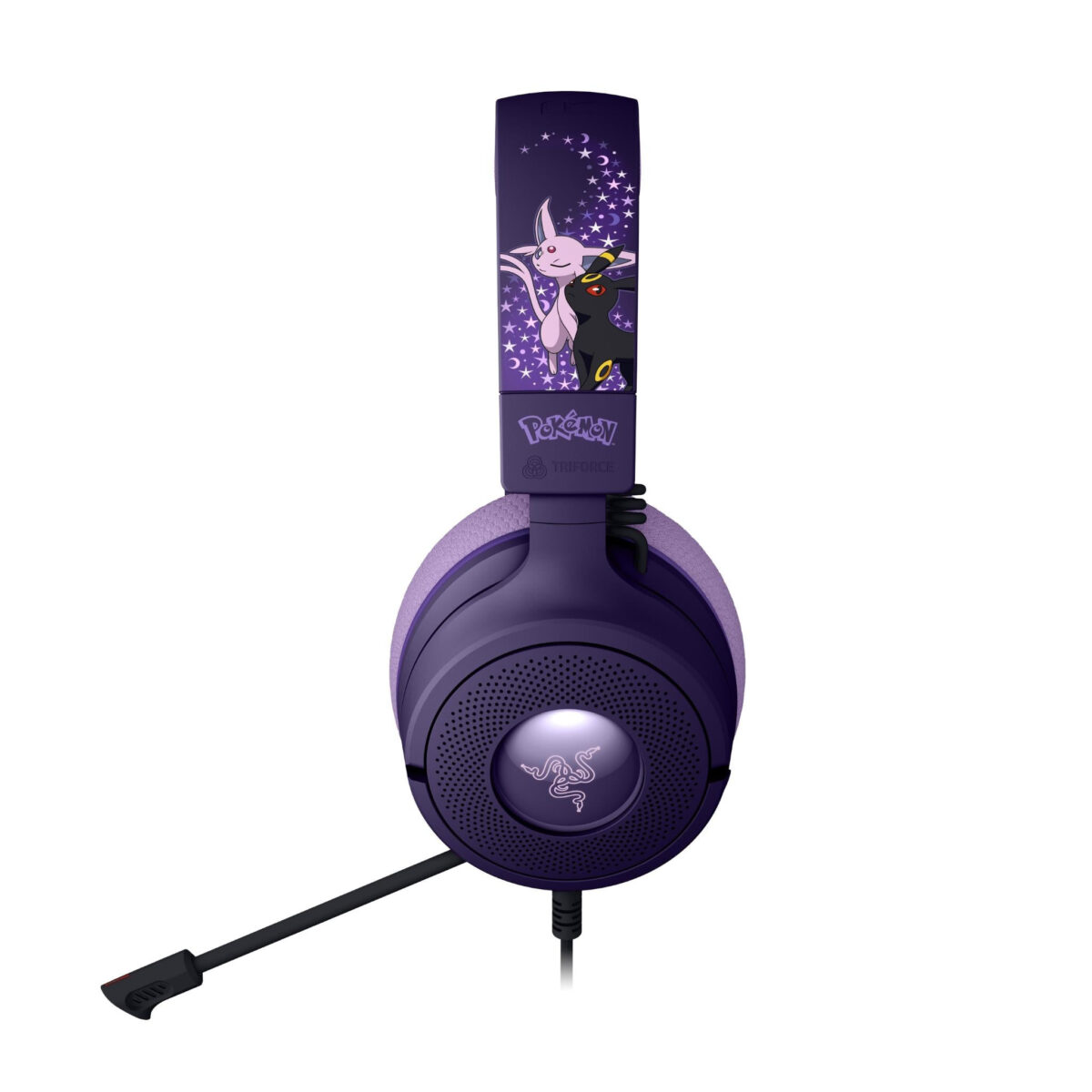 Razer Kraken V4 X - Pokemon Espeon/Umbreon - USB RGB 7.1 Gaming Headset - 40 MM Driver - PC/PS5/PS4 - Image 2